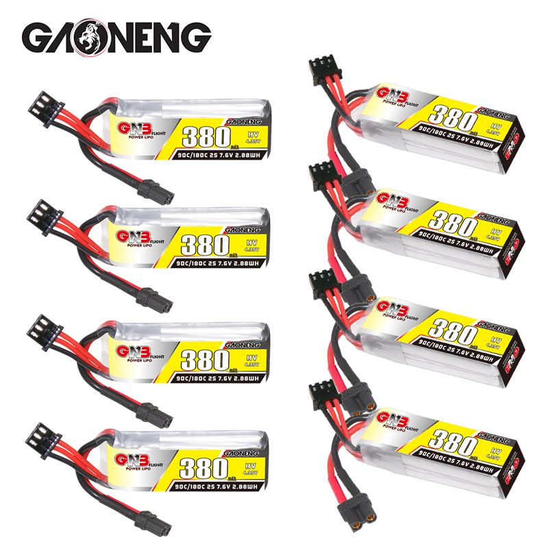 Rc Helicopter Battery - GNB 2S 7.6V 380mAh 90C/180C Lipo