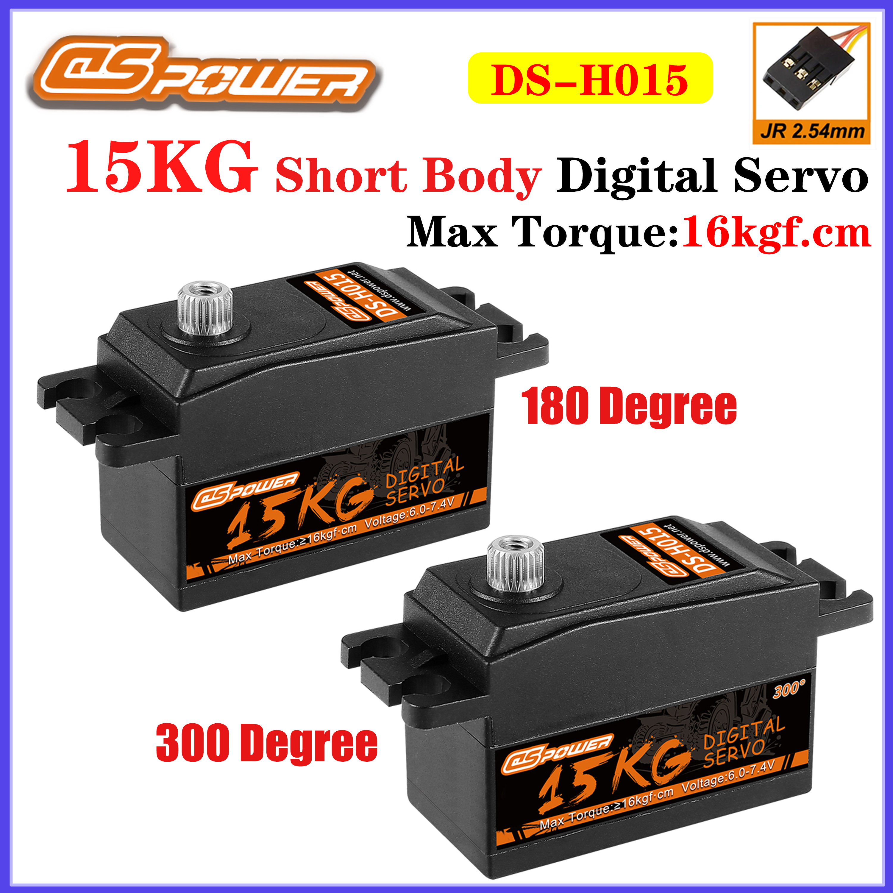 Rc Helicopter Servo - DSpower 15KG High Troque Metal Gear