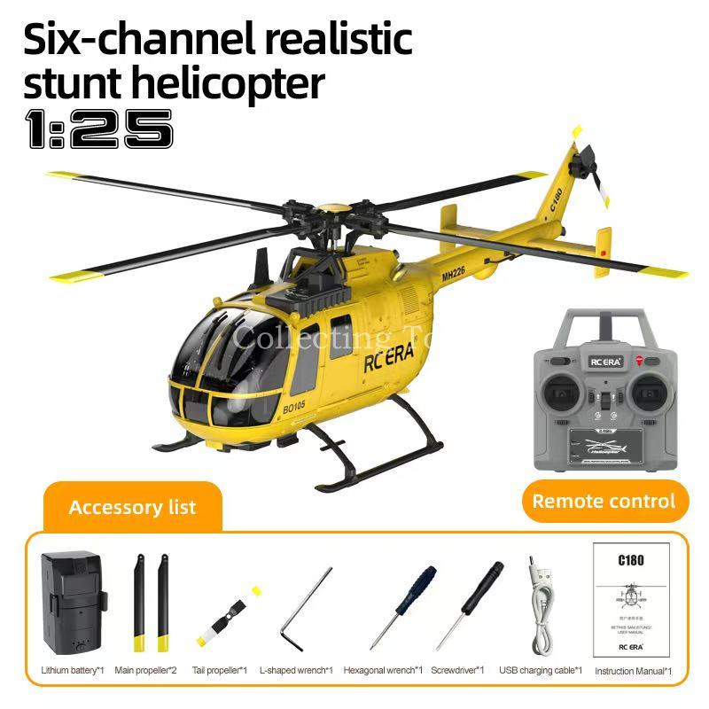 Rc Era C180 Bo105 1/25 Scale 6 – обзор и цена Rc Helicopter Gyro
