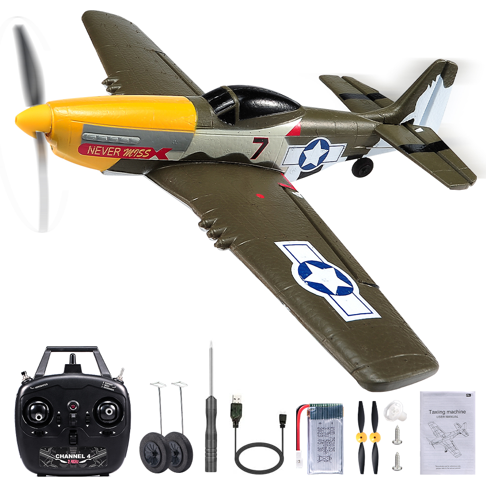 RC Plane P51 Mustang 2.4G Radi – обзор и цена Rc Helicopter Large