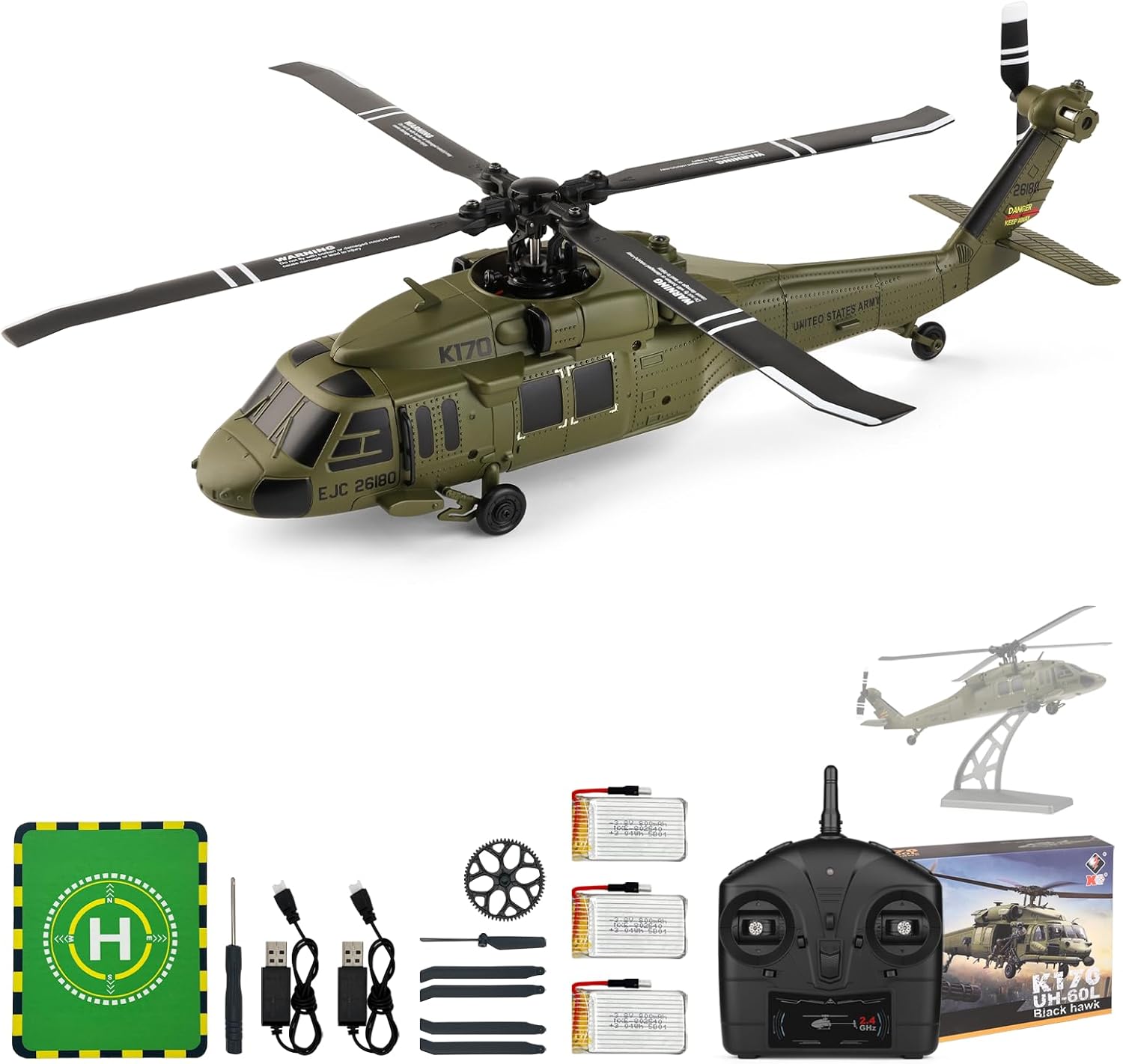 WLtoys K170 Brushless 4-CH RC  – обзор и цена Rc Helicopter Gyro