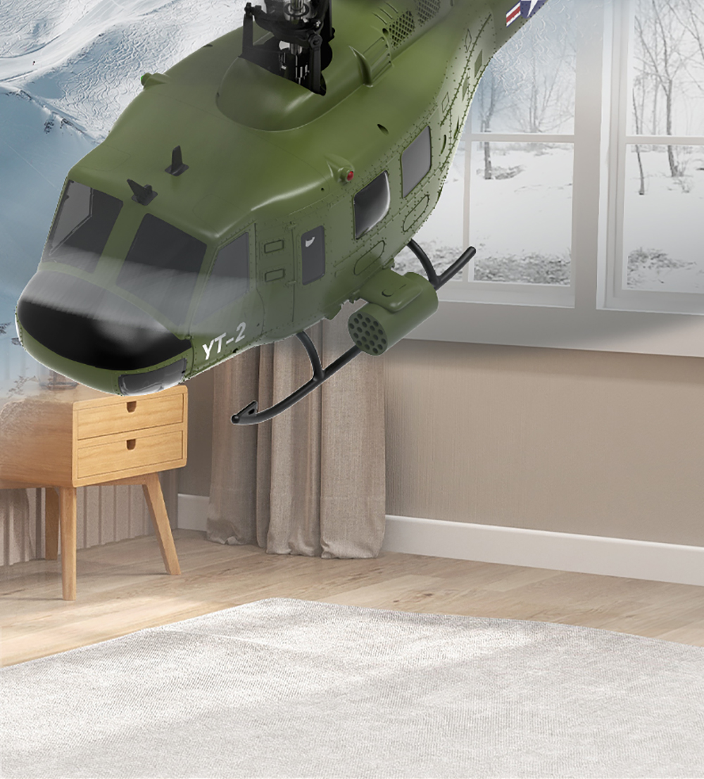 YUXIANG F07 UH-1 Aileronless H – обзор и цена Rc Helicopter Gyro