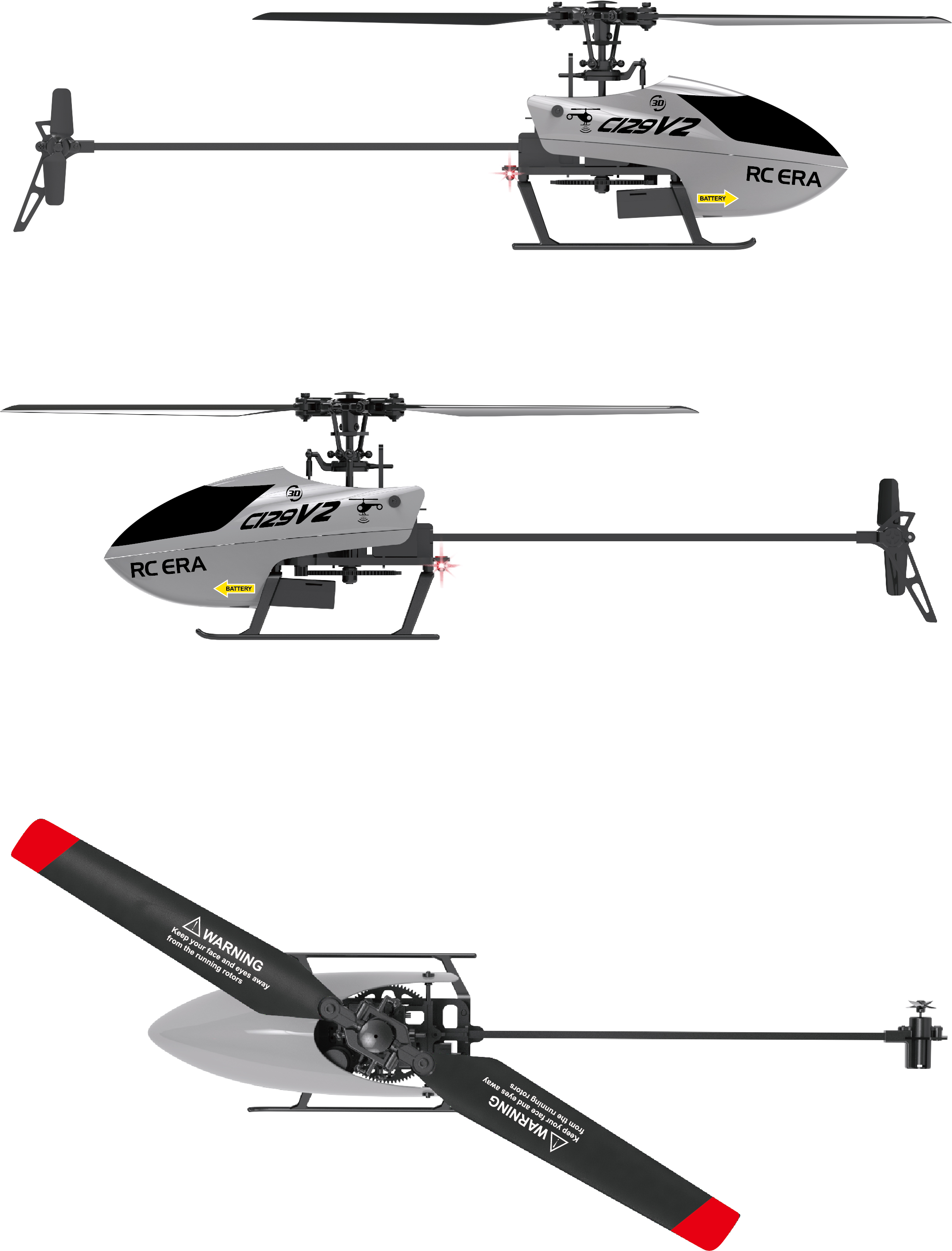 C129 V2 4CH RC Helicopter RTF  – обзор и цена Rc Helicopter Gyro