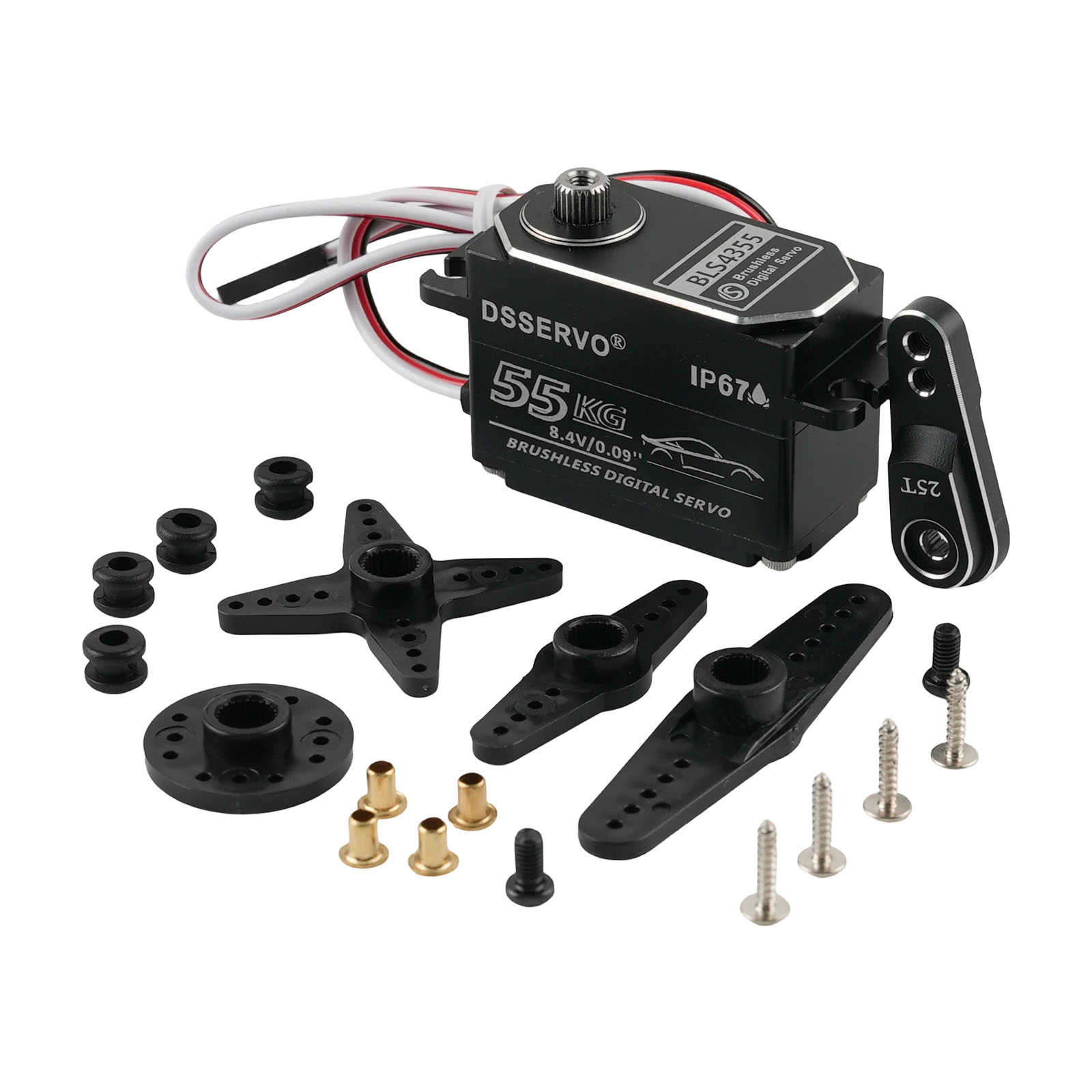 Dsservo BLS4355 55KG Low-profi – обзор и цена Rc Helicopter Servo