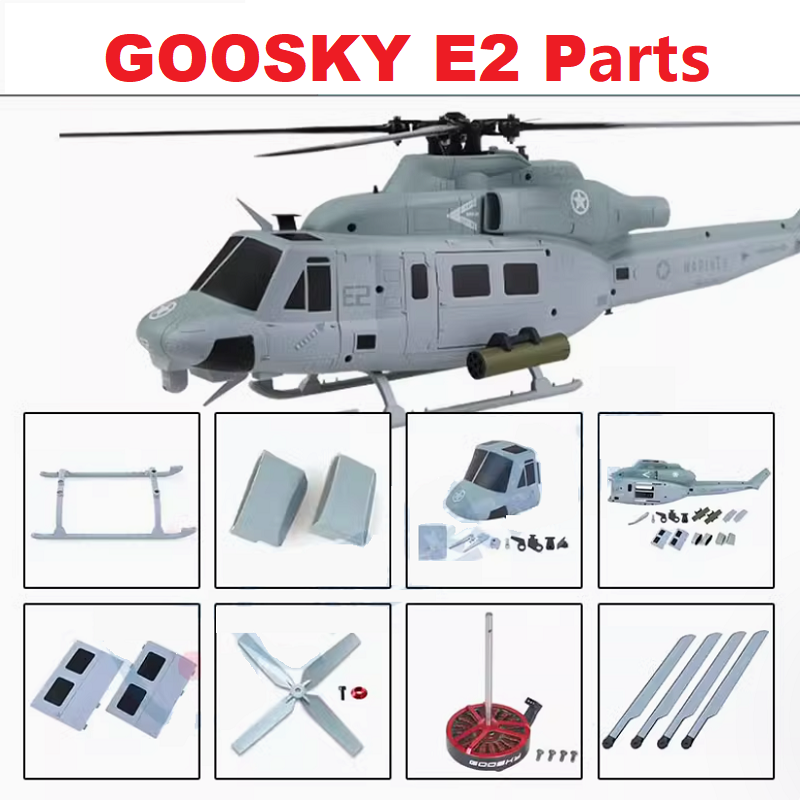 Spare Parts For GOOSKY E2 UH-1 – обзор и цена Rc Helicopter Coaxial