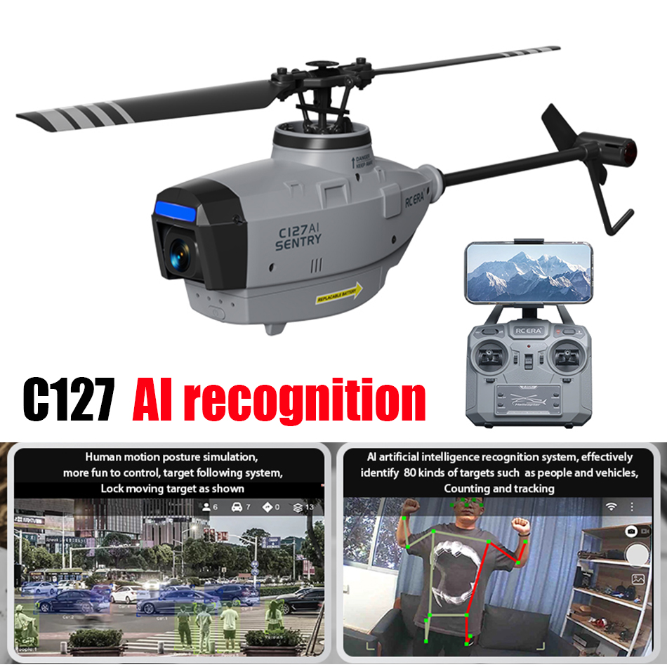 RC ERA C127 AI Sentry Mini Bru – обзор и цена Rc Helicopter Single Rotor