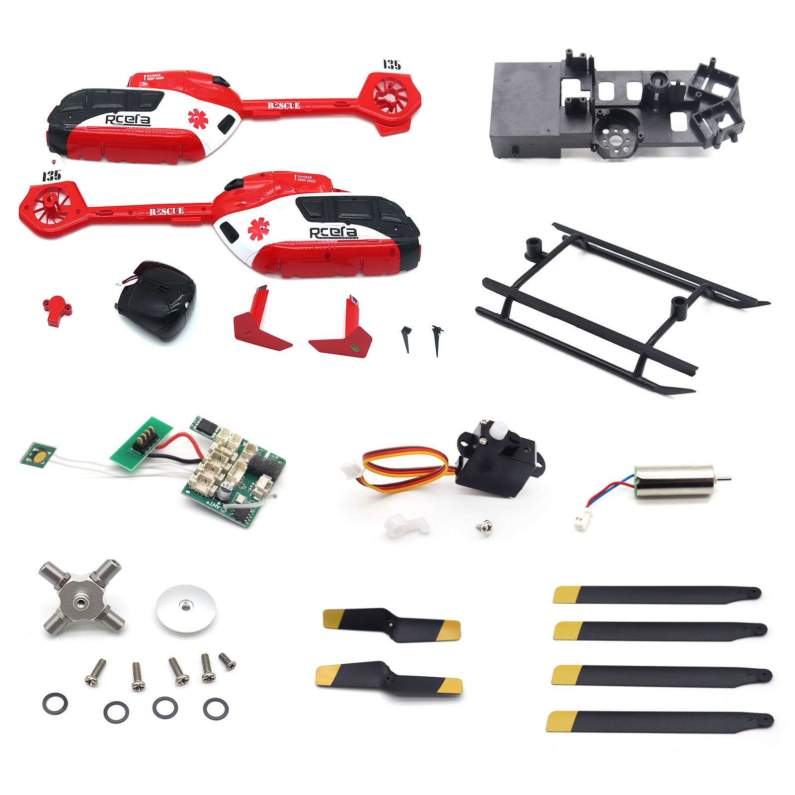 Original Parts for C159 EC-135 – обзор и цена Rc Helicopter Remote Control