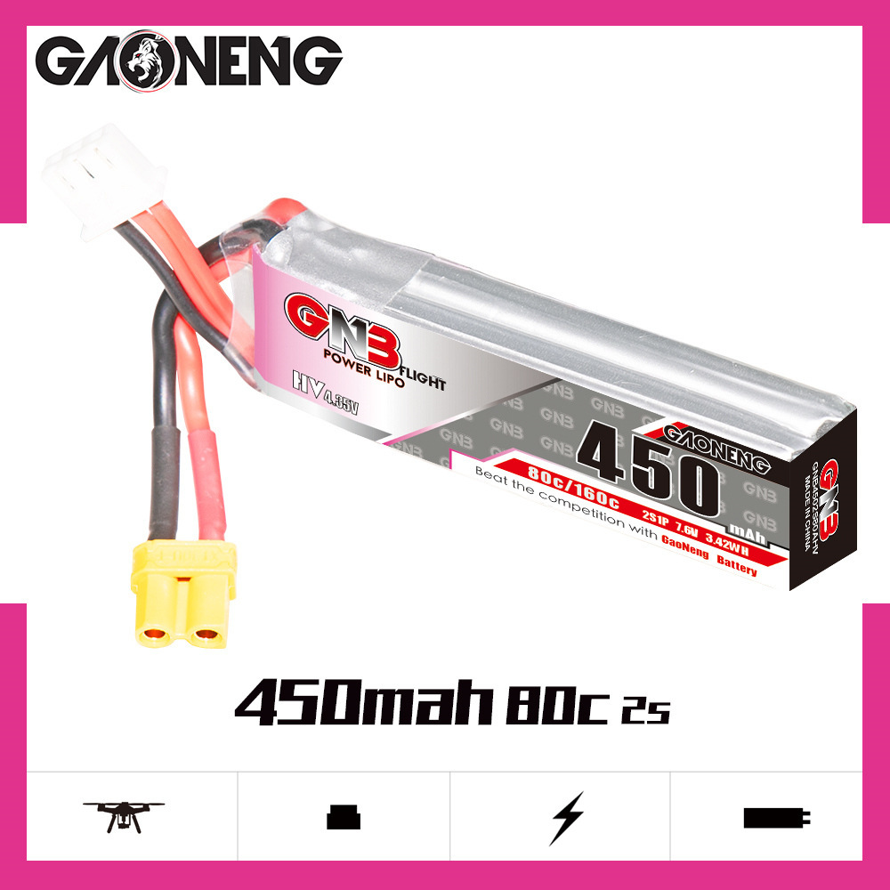 GNB LiPo Battery HV 2S 7.6V 45 – обзор и цена Rc Helicopter Battery