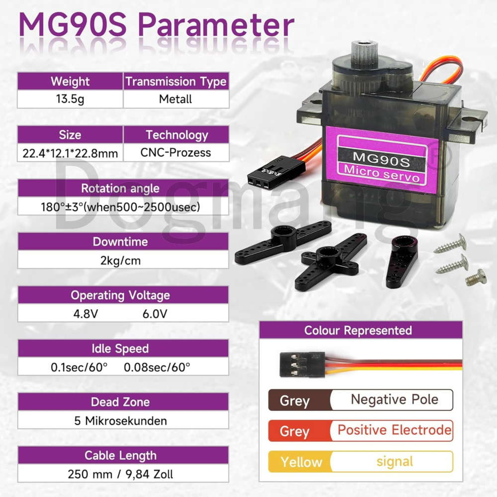 MG90S Servo 1/2/4/10/20/50 Pcs – обзор и цена Rc Helicopter Mini