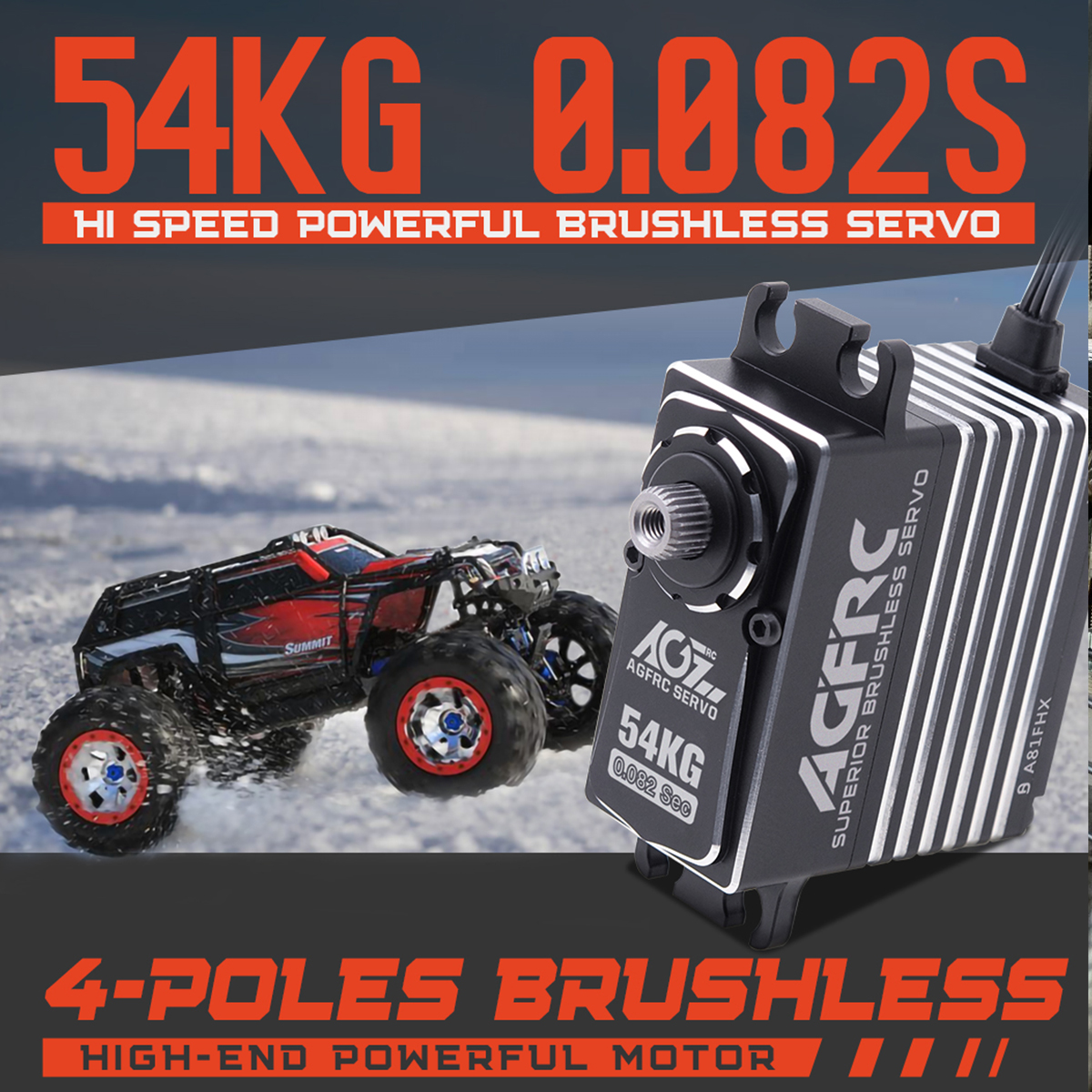AGFRC A81FHX 54KG HV 4-Pole Br – обзор и цена Rc Helicopter Large