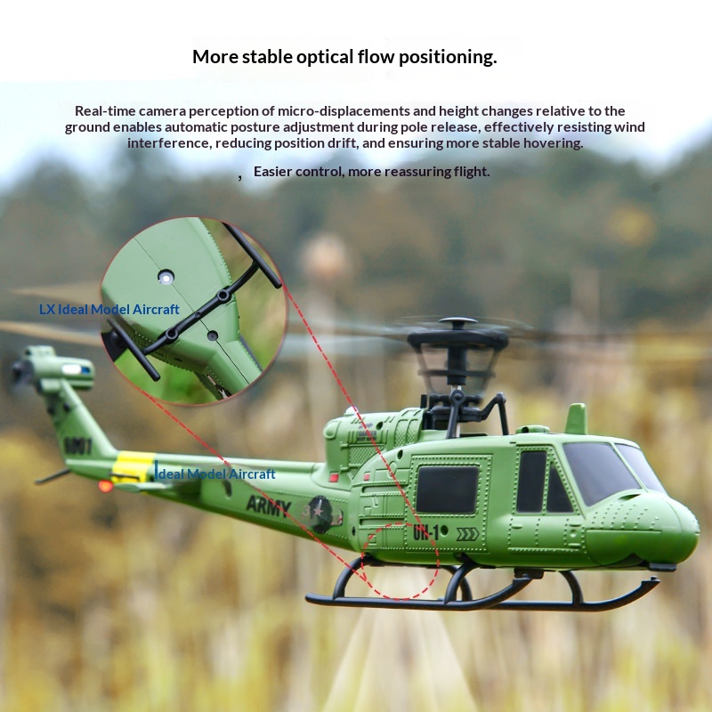Huey F6601 4CH RC Helicopter - – обзор и цена Rc Helicopter Single Rotor