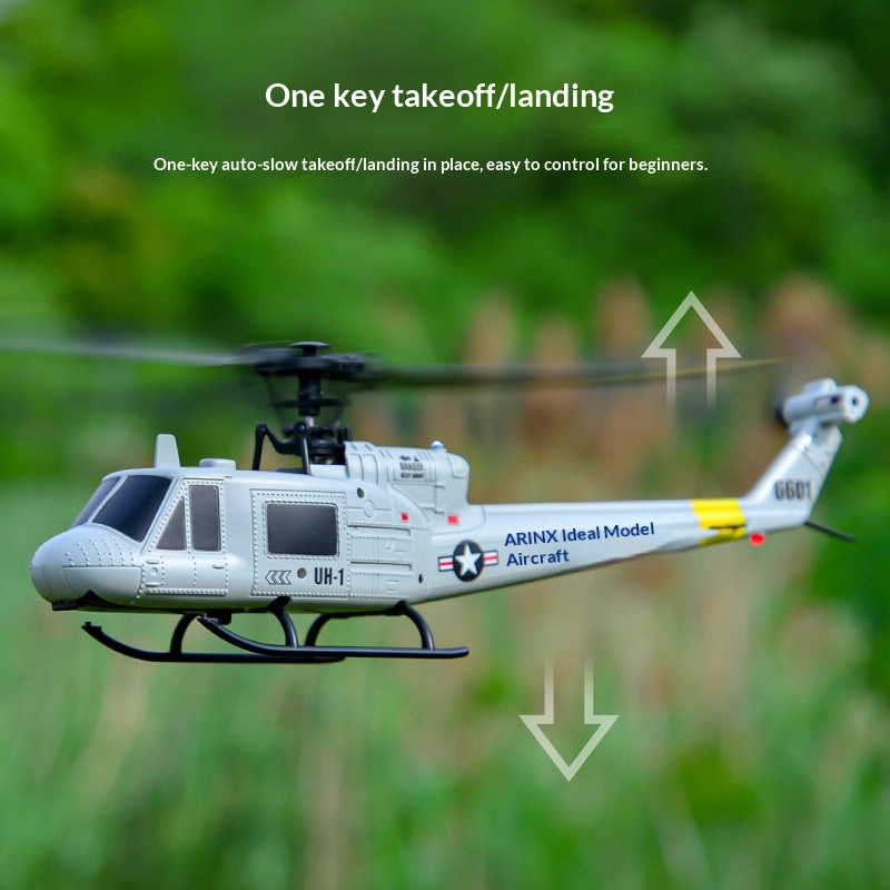 Huey F6601 4CH RC Helicopter - – обзор и цена Rc Helicopter Single Rotor