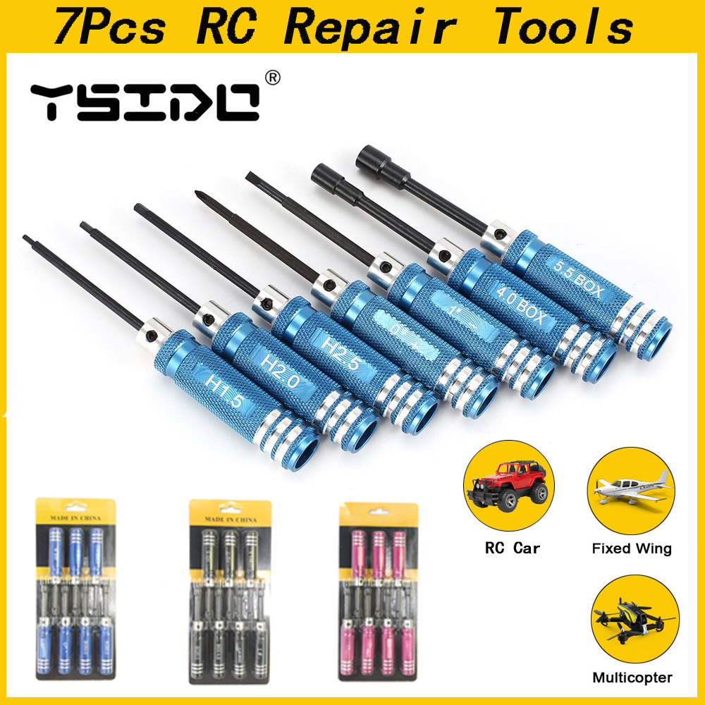 YSIDO 7Pcs 1.5 2.0 2.5mm Hex S – обзор и цена Rc Helicopter Tool Kit