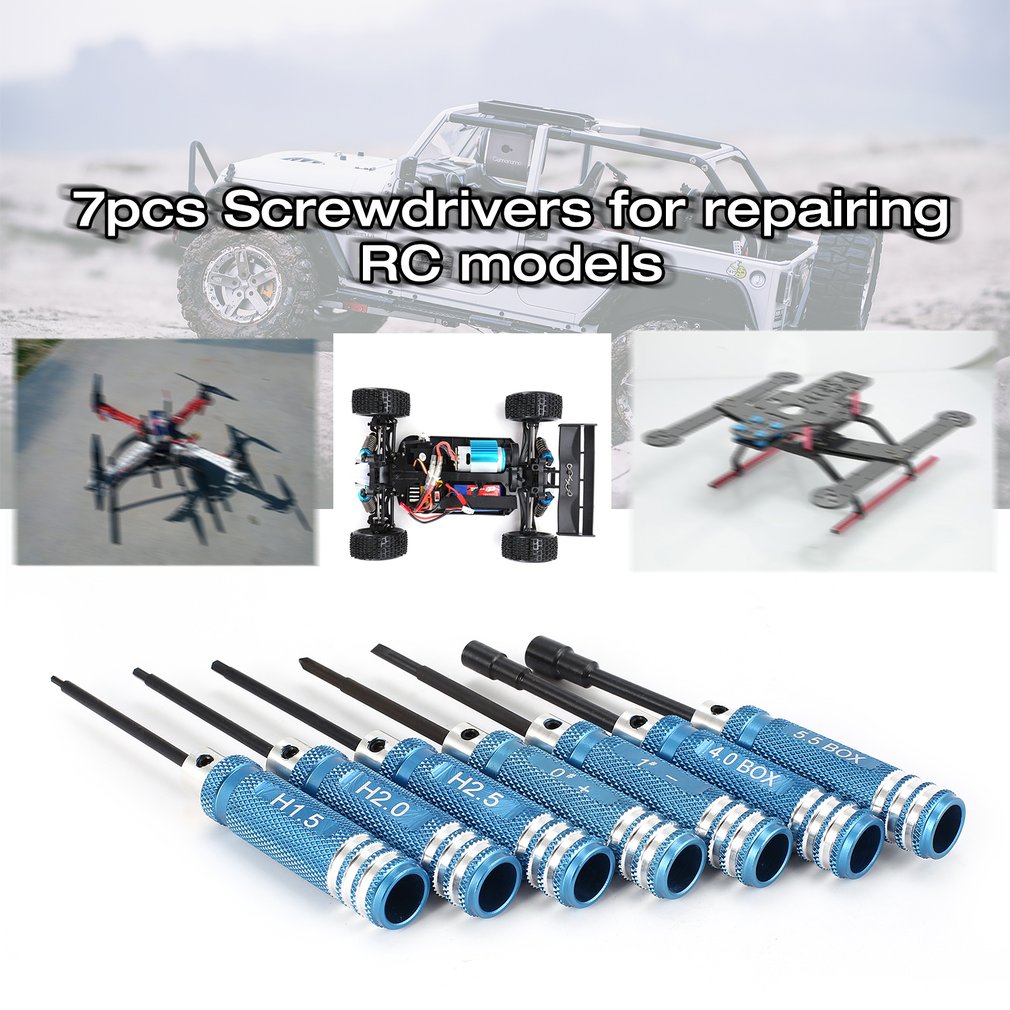 YSIDO 7Pcs 1.5 2.0 2.5mm Hex S – обзор и цена Rc Helicopter Tool Kit