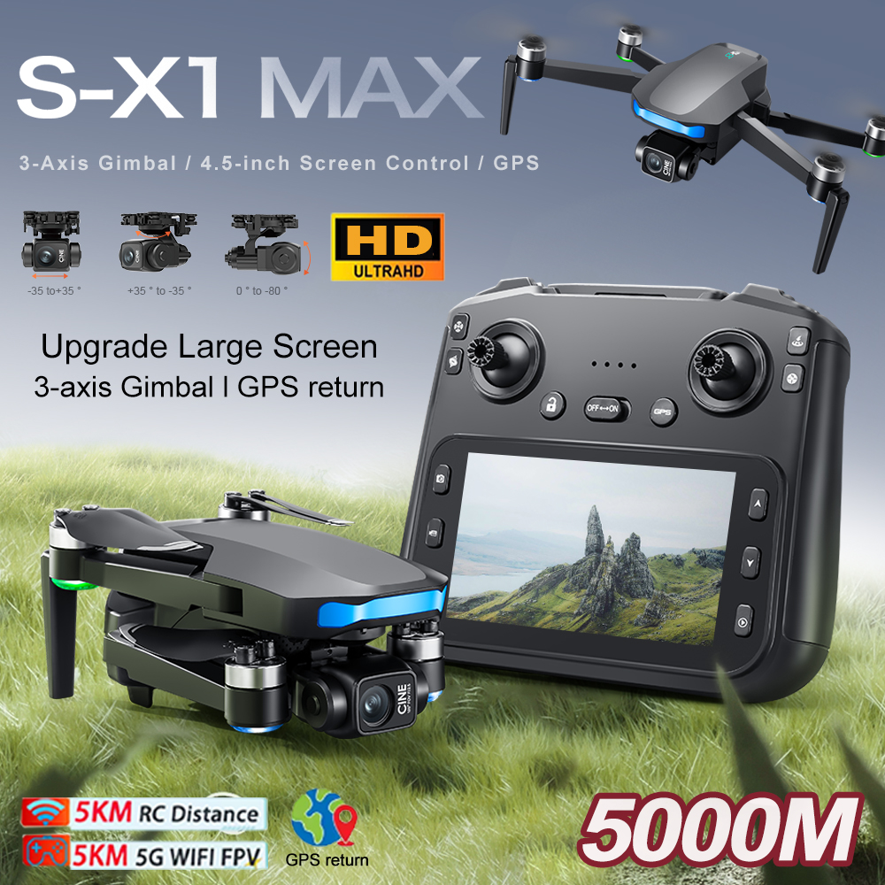 New S-X1 MAX Drone GPS 8K Prof – обзор и цена Rc Helicopter Charger