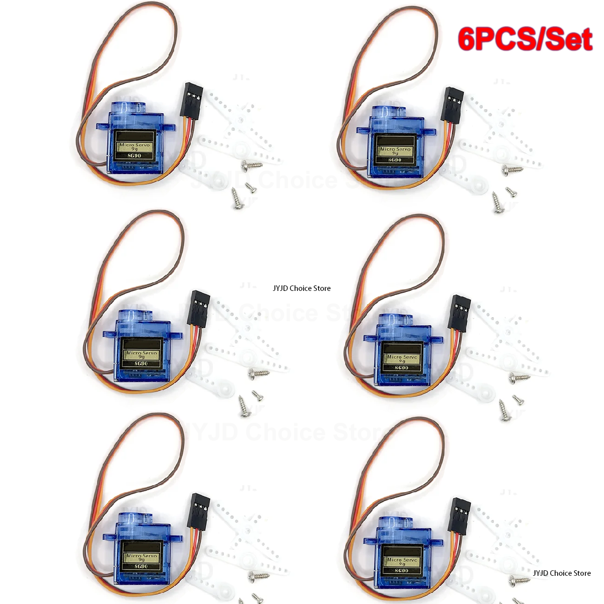 6pcs Sg90 9g Micro Servo Motor – обзор и цена Rc Helicopter Servo