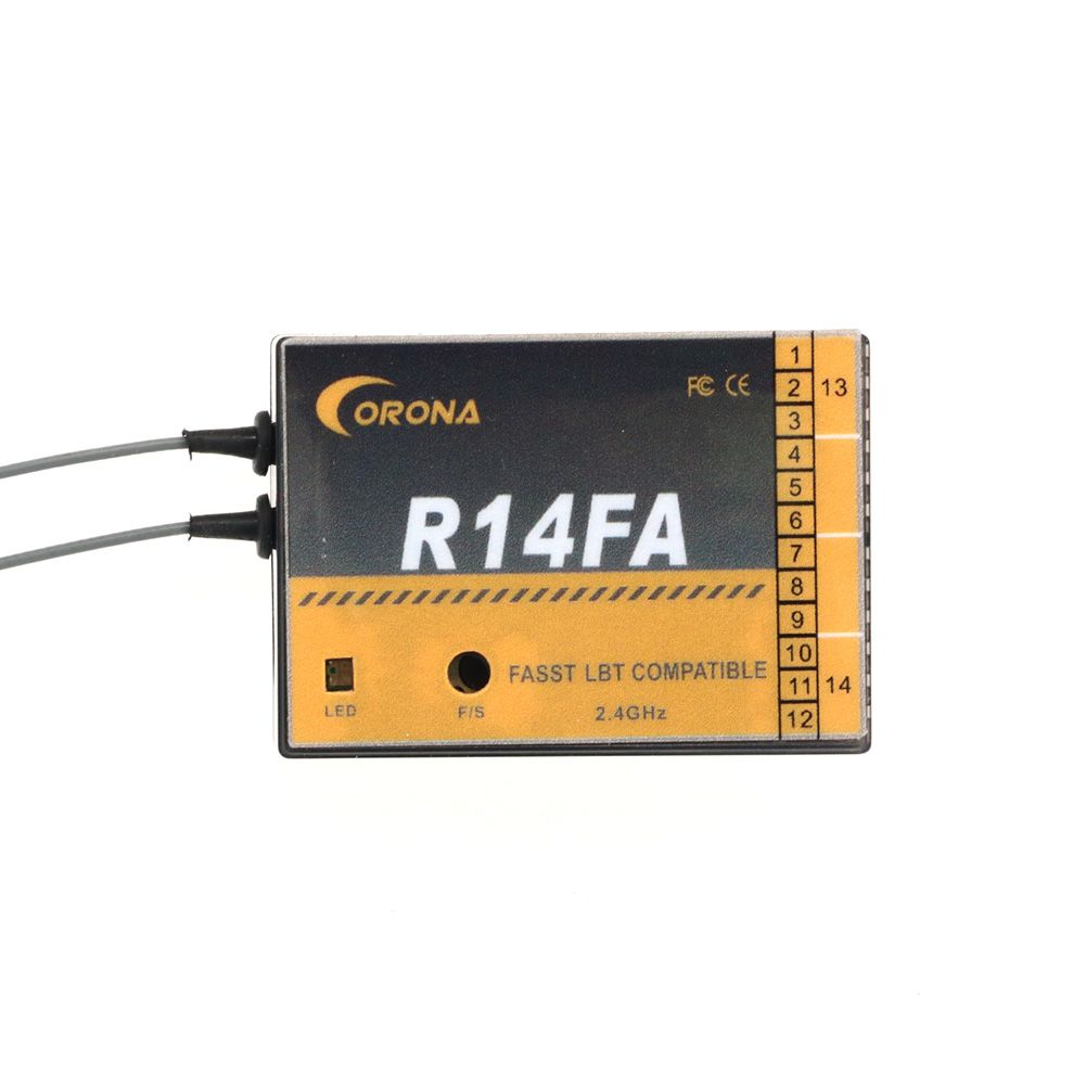Corona R14FA 14CH RC Model Rec – обзор и цена Rc Helicopter Servo
